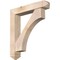 Ekena Millwork Westlake Arts and Crafts Smooth Bracket w/ Offset Brace, Douglas Fir, 7 1/2"W x 40"D x 44"H BKT0806X40X44WTL03SDF - alternate 1